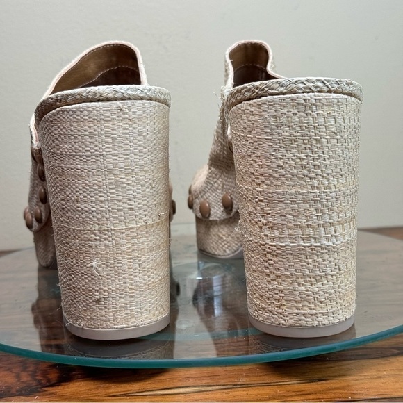 Dolce Vita Emol Heels Natural Raffia - Picture 16 of 16
